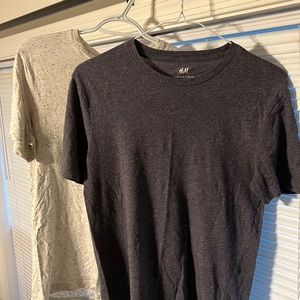 2 pack mens H&M tee-shirts